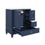 Meuble-lavabo polyvalent de 30 po avec lavabo - équipé d'une porte (avec tablette) et de trois tiroirs à fermeture silencieuse-2035749037