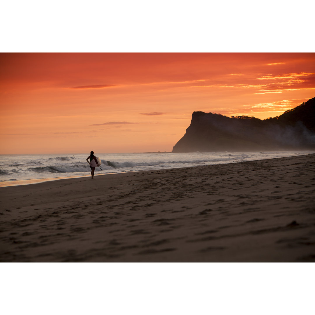 Strand in Nicaragua von Adamdodd - Leinwandbild