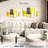 Avery Yellow And Gray Abstract-108906263