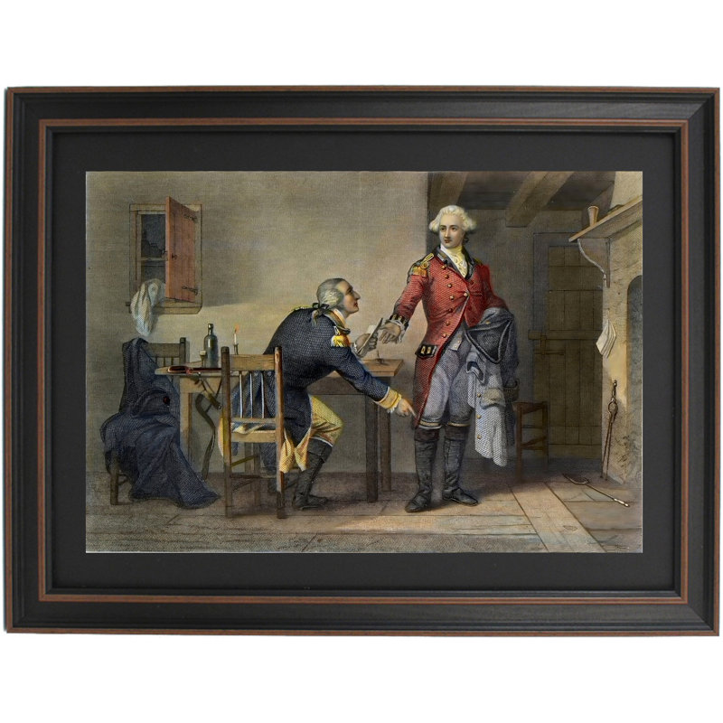 La trahison d'Arnold par Charles F. Blauvelt, H 24 po x l 18 po