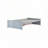 Solid Rubber Wood Bed  with 2 Drawers-902006655