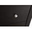 Meuble télé média, commode 3 tiroirs noir