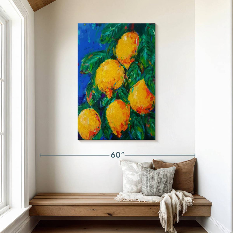 Yarlin Sorrento Lemons, 45" H x 30" W