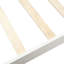Lit plateforme simple en bois massif avec tête de lit attrayante-187737152