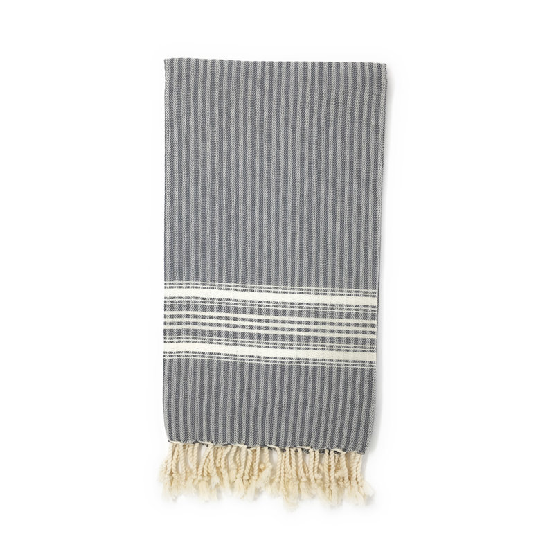 Cotton Ultra Light Beach Towel, Charcoal