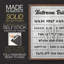 «Simple Bathroom Rules», reproduction encadrée - bois massif-914282539-914282537