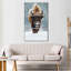 Winter Buffalo sur toile, ensemble de 3 pièces-469194349