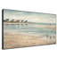 Très grand art mural imprimé sur toile - Décoration de salle de bain bord de mer Beige Sandy Beach - "Assemblage requis (cadre non fini)"-130842529
