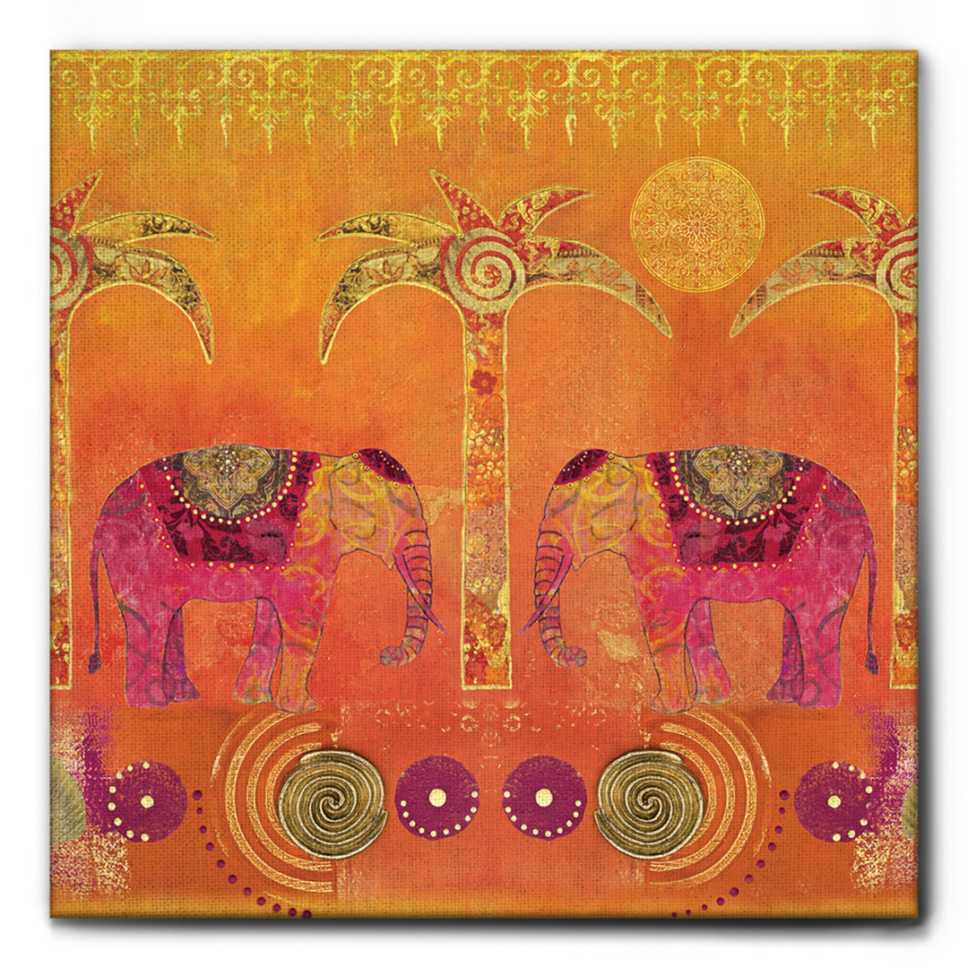 Leinwandbild Exotic Elephants Master von Andrea Haase