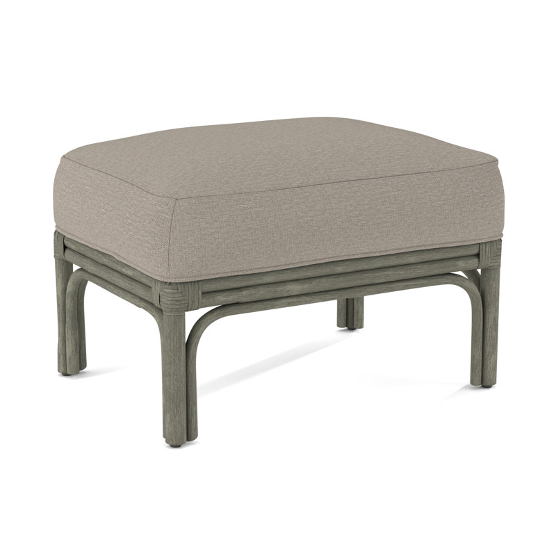 Boca Ottoman, Brown Geometric, 0456-33, Greystone