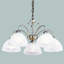 Brie 5 - Light Shaded Chandelier-5766191