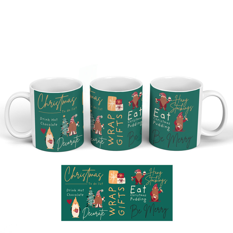 To Do List Festive Gonks Ceramic Classic Mug