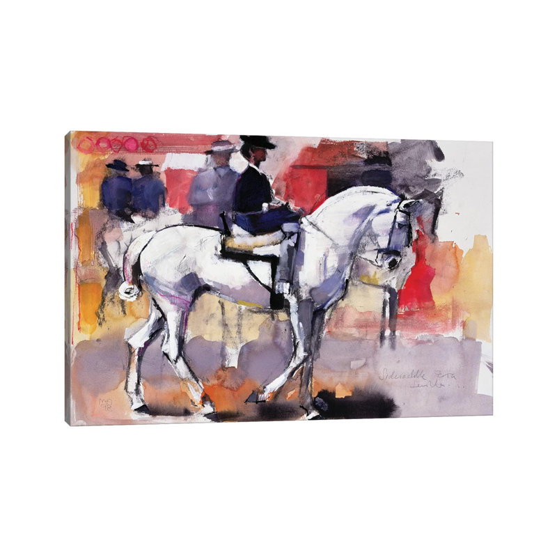 Side-Saddle At The Feria De Sevilla, 1998 by Mark Adlington - Wrapped Canvas Print, 30.48 cm H x 45.72 cm W