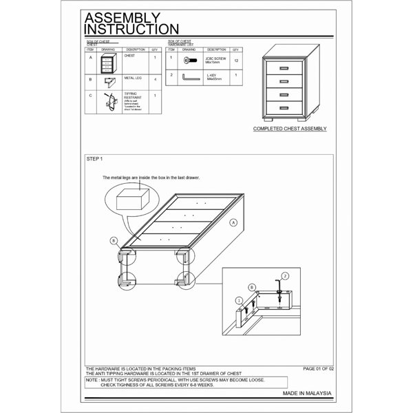 Dimensions du produit