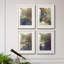 «Monet's Landscape I», ensemble de 4 reproductions de cadres photo-1512972122-1512972124
