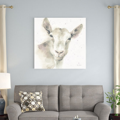 «Farm Friends I Neutral» par Lisa Audit, reproduction d'art sur toile tendue