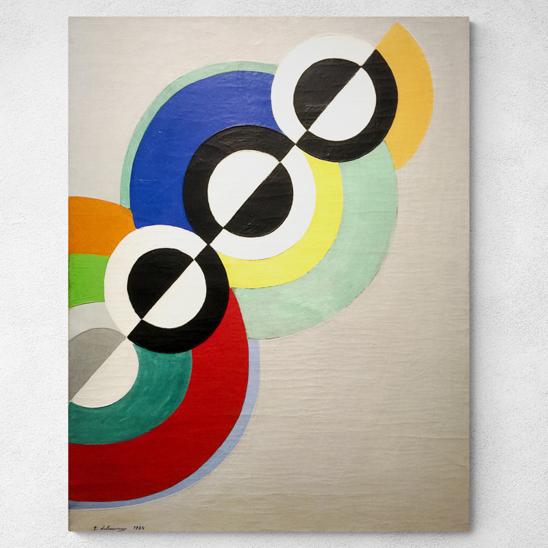 Rythmes by Robert Delaunay - Wrapped Canvas Print, 61"H x 41"W