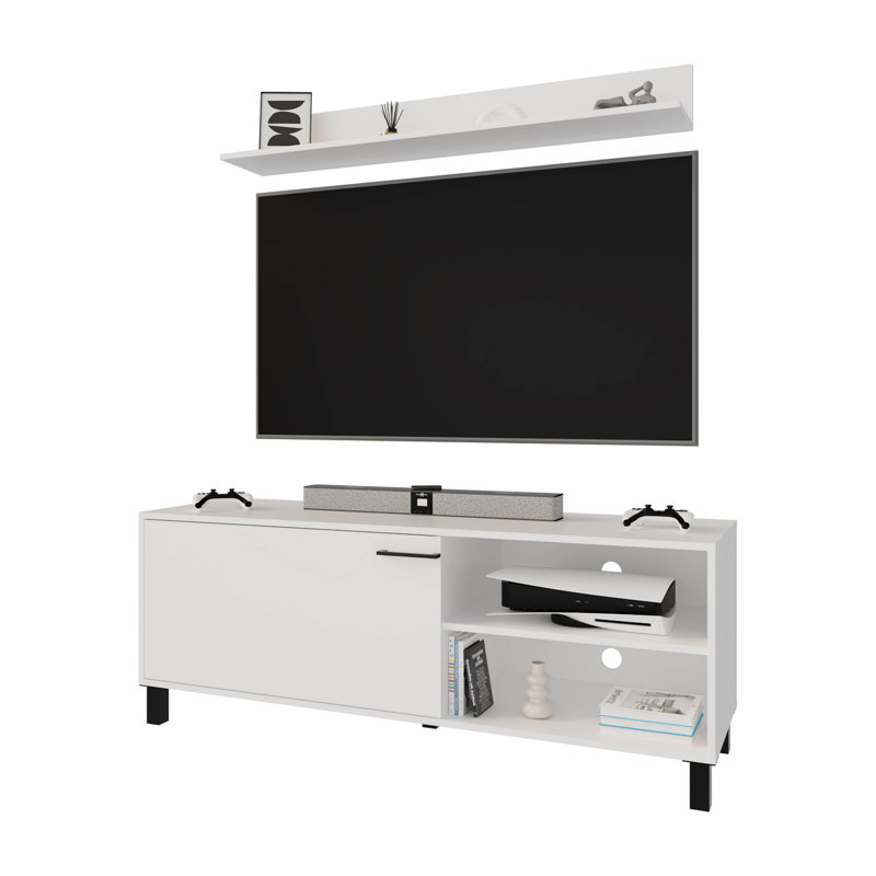 TV Stand Melamine With Open Storage