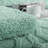 Sherpa Fleece Comforter, Reversible Flannel Blanket, 3D Jacquard Design-116841055-116841050