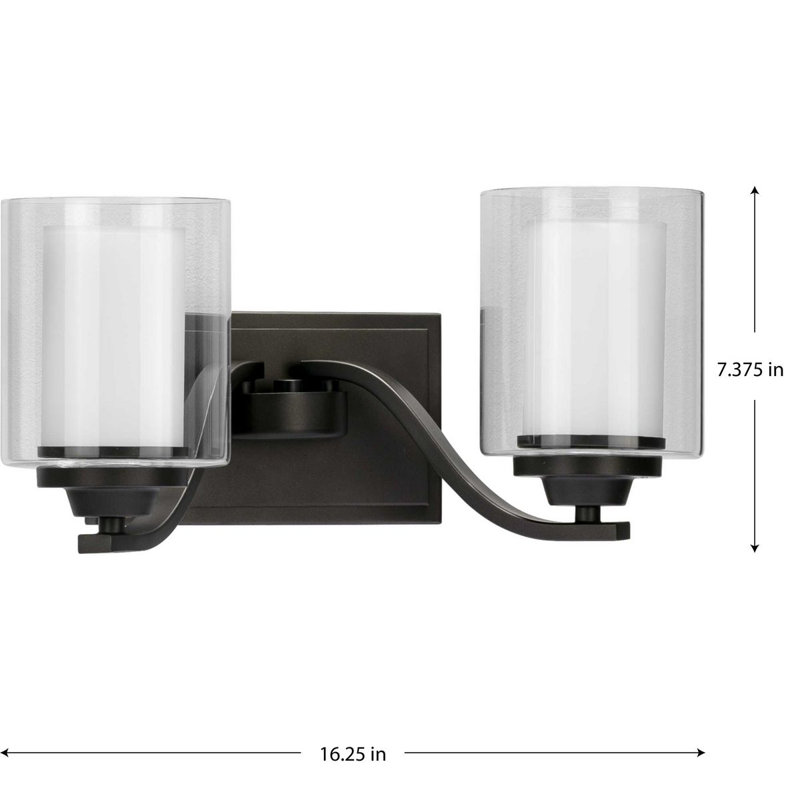 Annon 2 - Light Dimmable Vanity Light, Graphite