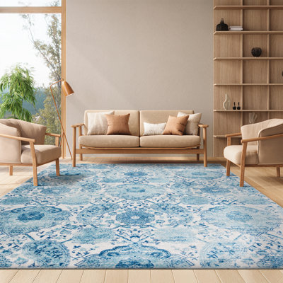Tapis performance à motif cachemire Mitch