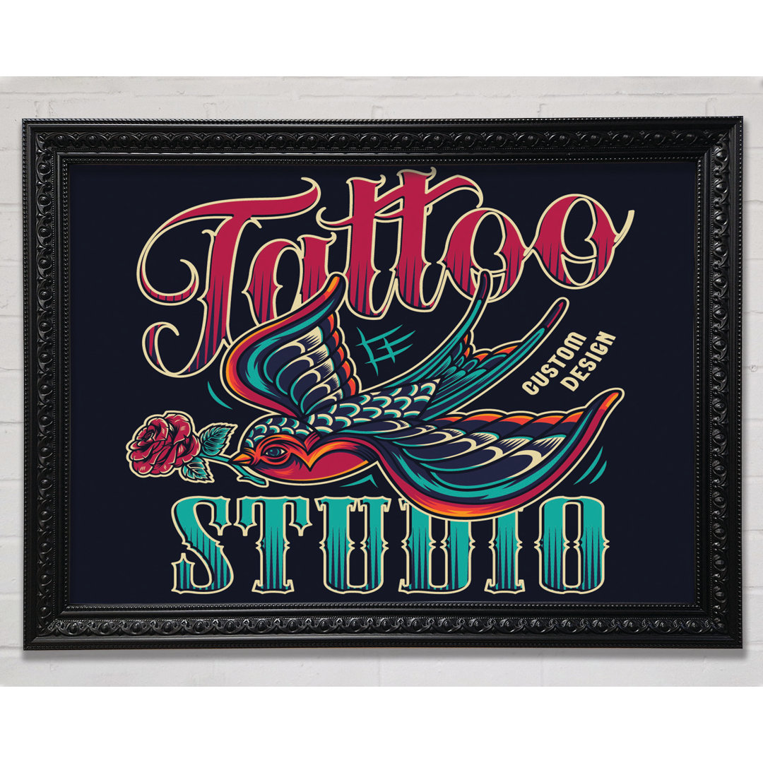 The Awesome Tattoo Studio Gerahmter Druck