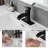 Three-hole bathroom faucet with drain kit-115721215