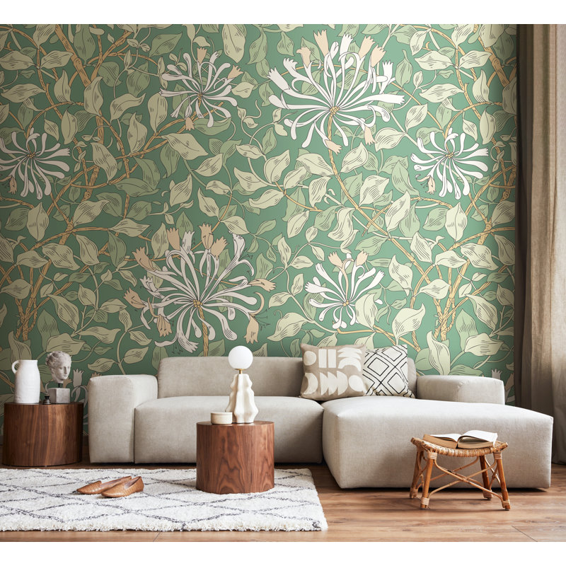 ClassicLiving Honeysuckle Matte Roll, 280cm L x 350cm W, Soft Jade Matt