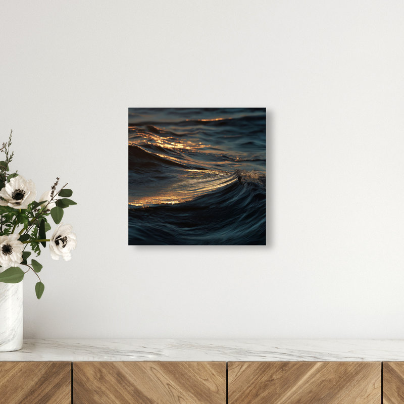 Sunset Sea I Print by Oliver Gal, 12" H x 12" W, Gallery Wrapped
