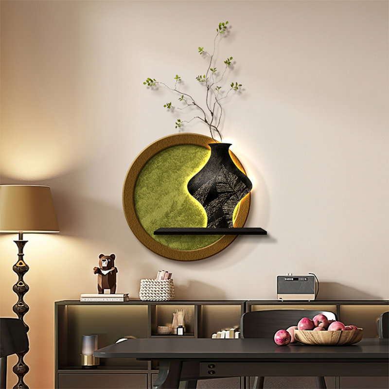 Peinture décorative de style médiéval pour restaurant avec tablette en grès rétro français en trois dimensions