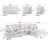 Wauseon 2 - Piece 108.7" Upholstered L Shape Sofa with Convertible Chaise-1308552341