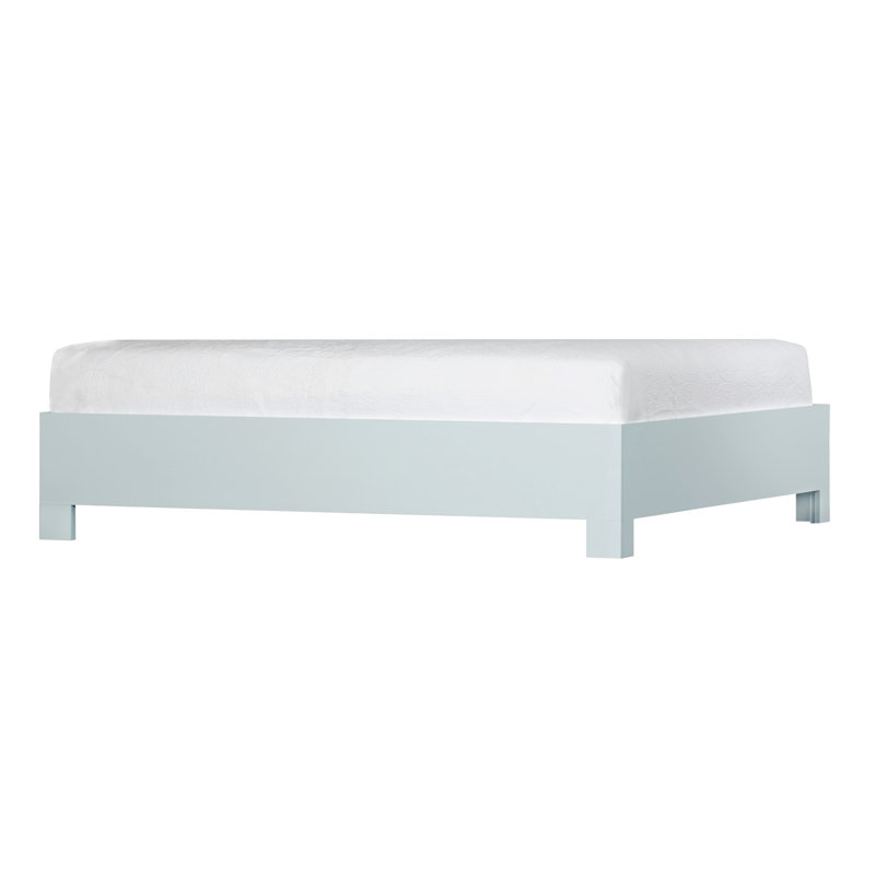 Palm Springs Low Profile Standard Bed, King, Light Blue