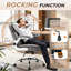 Office Chair for Home, Ergonomic Desk Chair with Flip-Up Armrest Swivel Chair High Back Wide Seat-555836560