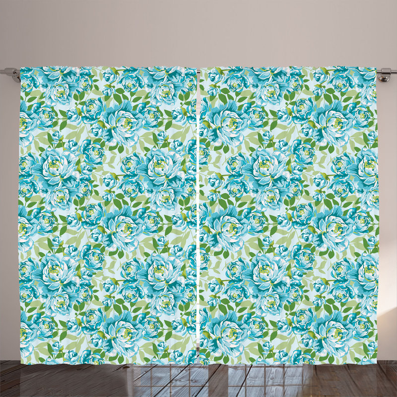 Semi Sheer Curtain Pair