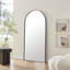 Adne Hallway Mirror - Full Length Arch Metal Frame Living Room Mirror-1343864447