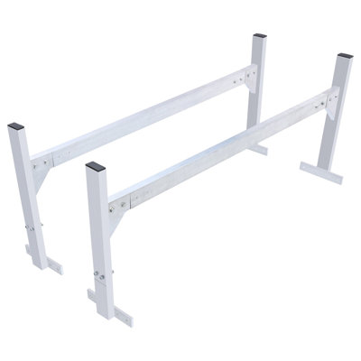 Trailer Ladder Rack, 54" 3 Crossbars Ladder Roof Rack, Heavy-Duty Steel Van Roof Rack, 800 Lbs Capacity Van Ladder Rack With Cargo Roller And Straps, Fit For Ford Transit 150 250 350, 2015-2022
