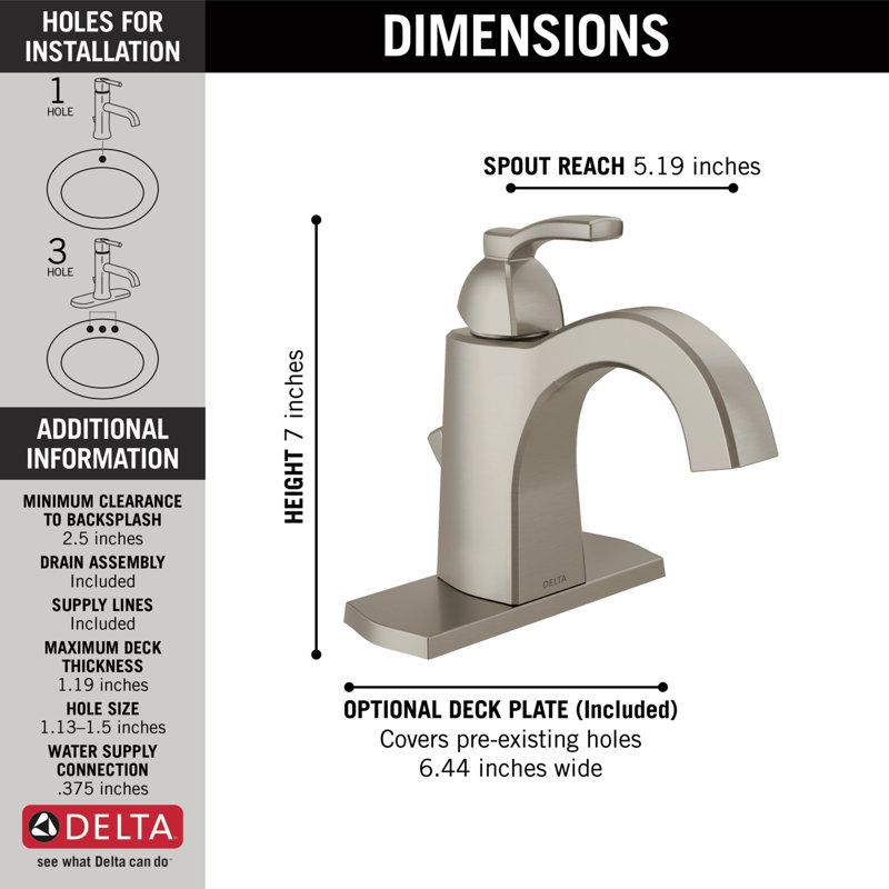 SINGLE HANDLE CENTERSET LAVATORY FAUCET