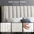 Upholstered Bed Frame with Channel Tufted Headboard-77082585-77082584