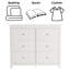 6 - Drawer Rectangle Accent Chest