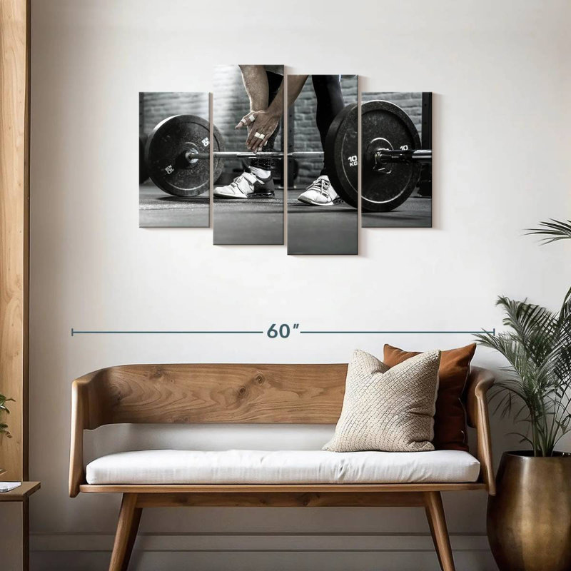 Sireci Addicted To Weightlifting, 27" H x 43" W