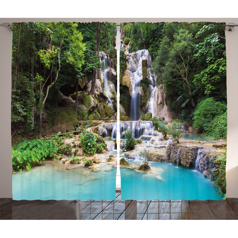 Semi Sheer Curtain Pair, 54" W x 90" L