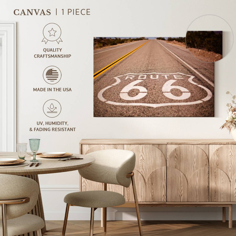 Mehar Route 66 Highway, H 32 po x l 48 po