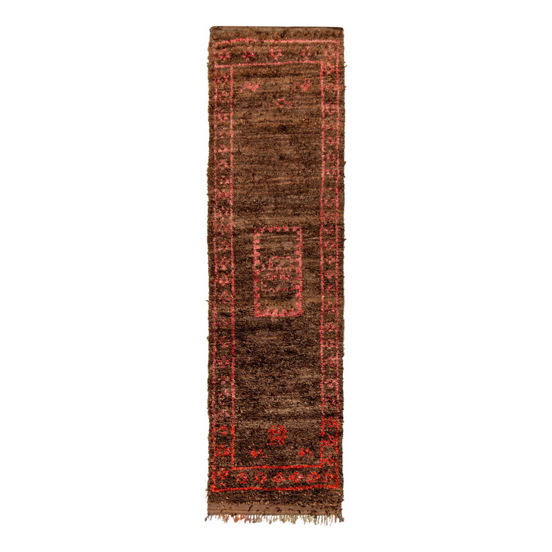 Moroccan One-of-a-Kind Rectangle 3’7”x12’8” Area Rug