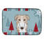 Tapis de séchage barzoï de noël winter