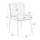 Ayjai Upholstered Full Back Side Chair in Gray