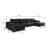 Boneless Cloud Sectional Sofa With 1 Ottoman-744187320-743743898-742274481