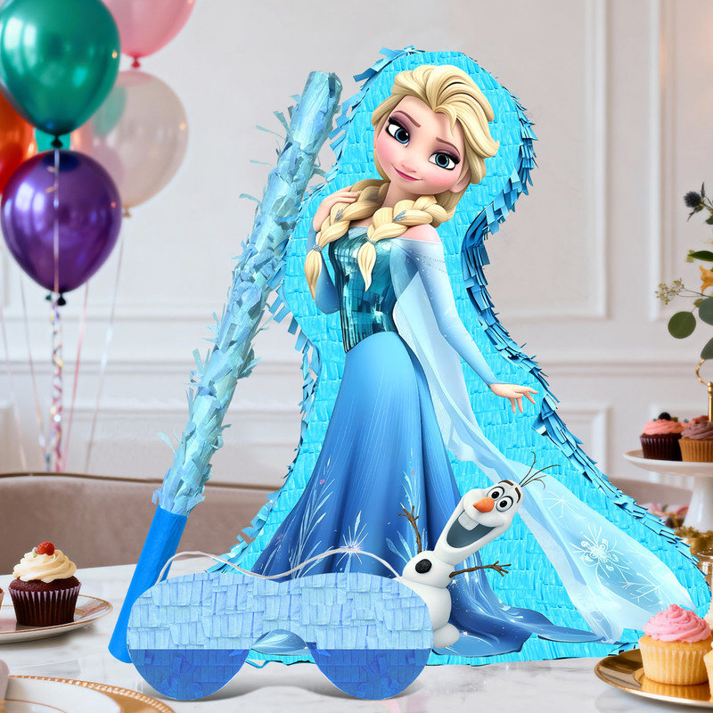 4 Pcs Elsa Princess Pinata, Elsa Princess Pinatas Bundle