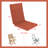 Outdoor Chair Cushion 21 x 20 x 2 Inch Waterproof & Color Fade Resistant High Back Patio Furniture Cushion Replacement with Removable Cover, Ties and Hidden Zipper for Outdoor Dining Chairs-129334189