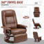 Fauteuil inclinable manuel pivotant en polyuréthane-1381896568