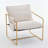 Upholstered Metal Frame Armchair set of 2-759787475-759787473